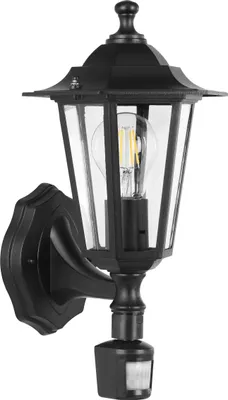 Produktbild von LATERNA 4 Wand-/Deckenleuchte Lampe Beleuchtung - L16,5 x H36 x AL21,5 cm - schwarz - 1X60W exkl. - IP44