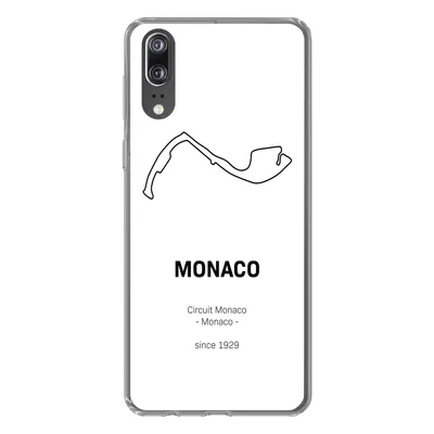 Produktbild von MuchoWow® Handyhülle Schutzhülle Hülle für Huawei P20 F1 - Monaco - Rennstrecke Silikon Softcase Handy Hülle - Hardcover