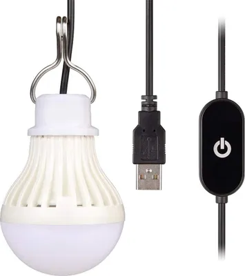 Obrázok produktu pre Prenosná LED kempingová lampa s USB káblom, núdzové osvetlenie s USB káblom, bez možnosti stmievania