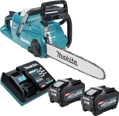 Zdjęcie produktu dla Makita UC 016 GT201 Akumulatorowa pilarka łańcuchowa 40 V maks. 40 cm bezszczotkowa + 2x akumulator 5,0 Ah + ładowarka