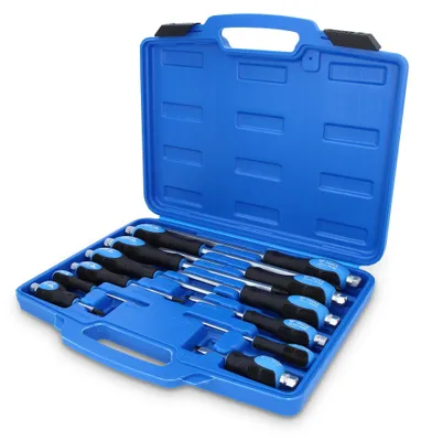 Image de BRILLIANT TOOLS Jeu de tournevis avec capuchon de frappe 12 pièces Fente PH Phillips - BT034012