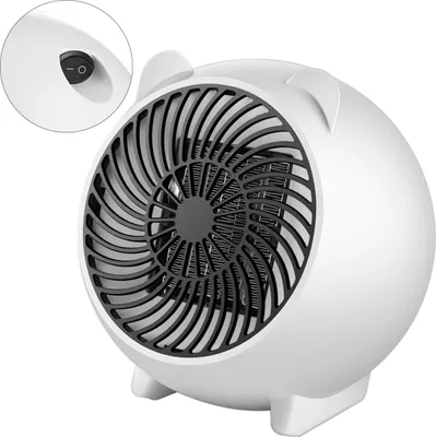 Produktbild von Heizlüfter,Keramik Heizlüfter,heizlüfter energiesparend,Heizlüfter bad,Überhitzungsschutz,Automatische Abschaltung,Geräuscharm,Ideal für Schreibtisch