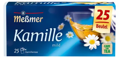 Produktbild von Meßmer Kamille Teegetränk mild blumiges aromatisches Kräutertee 37g