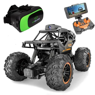 Zdjęcie produktu dla Samochód Rc Rock Crawler Auto Na Pilota Z Kamerą Wifi Na Żywo + Okulary Vr
