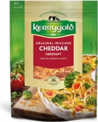 Produktbild von Kerrygold geriebener Cheddar-Käse 150g