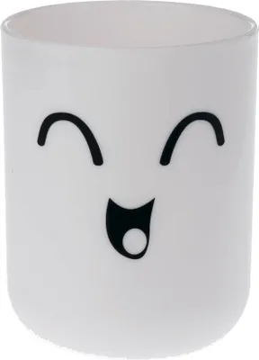 Obrázek produktu pro Spirella Hrnek na zubní kartáček Držák na zubní kartáček Smile Black