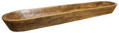 Produktbild von Dekorative Holzschale, 100 x 22 x 10 cm
