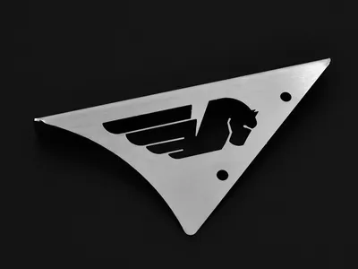Obrázek produktu pro Ochranný kryt řetězu kompatibilní s Buell XB9SX / XB9R / XB12R / S BJ 2006-10 Logo stříbrná