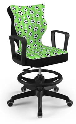 Obrázok produktu pre Kreslo Norm pre mládež, čierna farba, model Storia, veľkosť 29, materiál: látka 5 WK+P