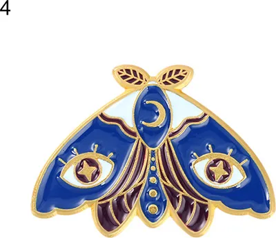 Produktbild von Damen Brosche Motte Emaille Exquisite besondere süße Taschennadel als Geschenk-4