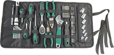 Produktbild von Brüder Mannesmann Werkzeuge GmbH 65-tllg.. Werkzeug- Rolltasche