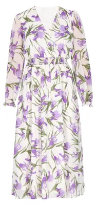 Image de Robe ALBEE pour femme - violet clair multicolore, taille L