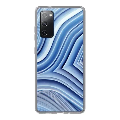 Produktbild von MuchoWow® Handyhülle Schutzhülle Hülle für Samsung Galaxy S20 FE Natursteine - Muster - Blau Silikon Softcase Handy Hülle - Abdeckung
