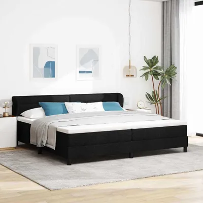 Produktbild von Maison Exclusive - Boxspringbett mit Matratze Schwarz 200 x 200 cm Stoff