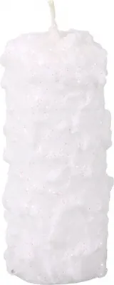 Obrázek produktu pro Nohel Garden Svíčka SNĚŽKA VÁLEC vánoční d5x10cm