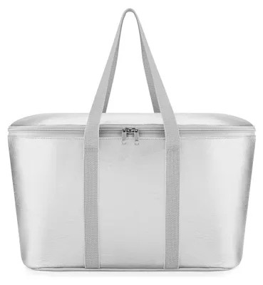 Produktbild von reisenthel coolerbag, Kühltasche, Isolierte Tasche, Thermotasche, Silver Crackle, 20 L, UH7088