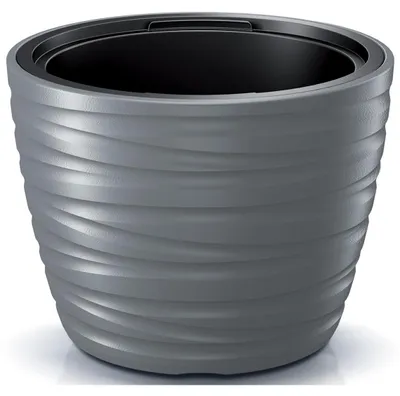 Produktbild von Prosperplast Pflanzentopf Amazing - Kunststoff - steingrau - D37 cm