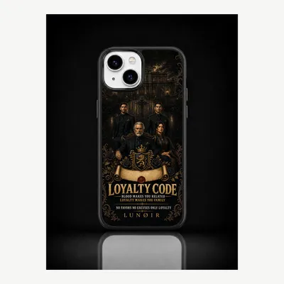 Zdjęcie produktu dla Etui na iPhone 15, pokrowiec ochronny na telefon z motywem lojalności – LUNØIR ©