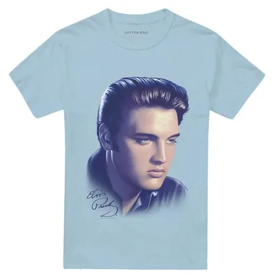 Obrázek produktu pro Elvis Presley – tričko pro muže/ženy, uni TV33462 (L) (světle modré)