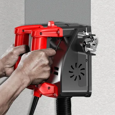 Produktbild von Elektrischer Wandhobel, 1680 W, 220 V/50 Hz, einstellbare Hobeltiefe, hohe Effizienz, EU-Stecker