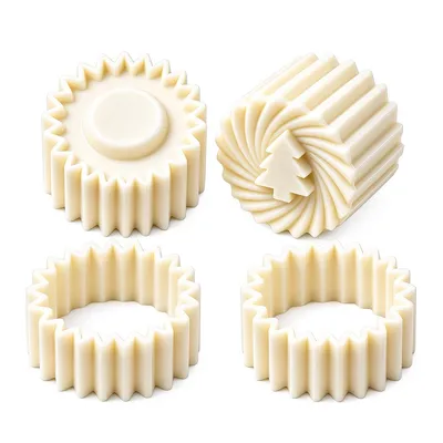 Produktbild von Weihnachtsbaum Ausstechform 2er-Set, Keksstempel für Weihnachtsplätzchen, Fondant und Marzipan, BPA-frei, wiederverwendbar, für Weihnachtsgebäck