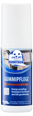 Produktbild von RobbyRob Gummi-Pflegestift (Schwammaufträger), 75 ml Inhalt zur Pflege der Türgummiesam Auto im Winter, zum Schutz gegen Festfrieren der Türen, der Kofferraumklappe & des Schiebedachs