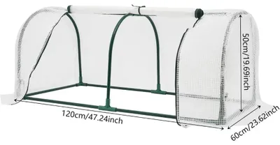 Produktbild von Wintergewächshaus für Pflanzen - Pflanzenschutz-Zelt - Kleines Gewächshaus - Tomatenhaus - Rollfenster - Balkon und Garten