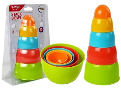 Image de Pyramide Mugs Puzzle pour enfants 5pcs