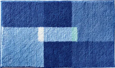 Produktbild von Erwin Müller Badematte Zagori" blau 80x140 cm"