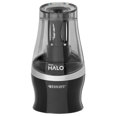 Immagine prodotto di WESTCOTT E-55050 00 Temperino elettrico WESTCOTT iPoint Halo, nero