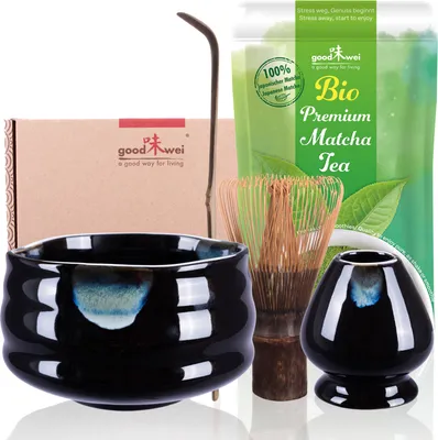 Obrázok produktu pre Matcha set "Kuro" s 30 g prémiovej organickej matchy - Black Bamboo