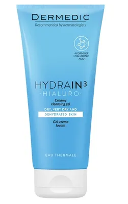 Immagine prodotto di DERMEDIC HYDRAIN 3 HIALURO Crema Lavaggio Viso 200ml