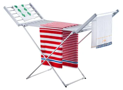 Image de Adler | Foldable electric clothes drying rack | AD 7821 | 220 W | Silver/White | IP22