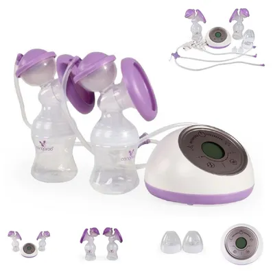 Obrázok produktu pre Cangaroo elektrick odsvaka mlieka Elegance Duo XN-D212, LCD displej, dotykov displej