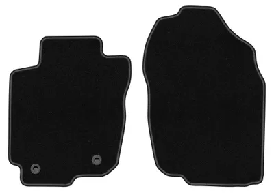 Productafbeelding van Velours voormatten voor Toyota RAV4 IV 2013-2019 – 2-delig, zwart, op maat – Wielganizator BASIC