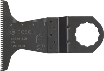 Zdjęcie produktu dla Brzeszczot do cięcia wgłębnego BIM SAIZ 65 BSB, twarde drewno, 40 x 65 mm