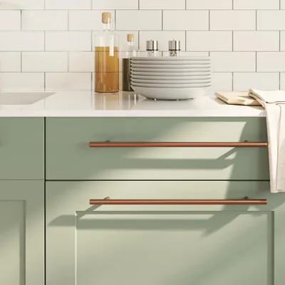 Obrázok produktu pre vidaXL Nábytkové úchyty 5 ks. Bronz 320 mm nerezová oceľ