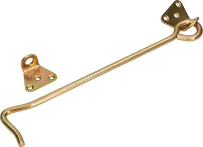 Obrázek produktu pro KOTARBAU® 250x7mm šroubovací dveřní háčky Kompletní sada Pozinkovaná žlutá barva