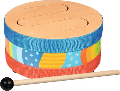 Produktbild von Goki Wood tongue drum, Spielzeug-Musikinstrument, Trommel, 3 Jahr(e), 660 g, Mehrfarbig