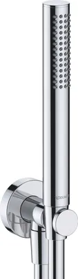 Produktbild von DURAVIT UV0762002010 Wandanschlussbogenset Rd. chr. Hgl.