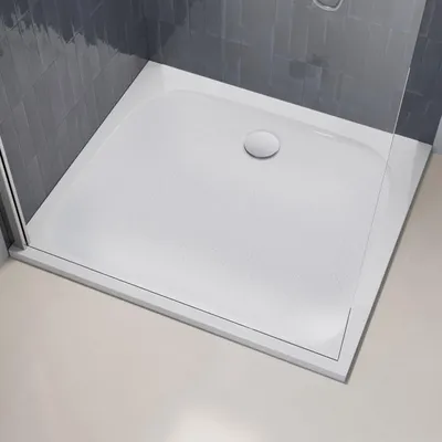 Obrázok produktu pre Umývadlová doska z minerálneho materiálu, rozmery 90 x 90 x 3 cm, s protišmykovou úpravou