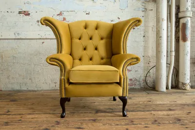 Produktbild von Echter Chesterfield Ohrensessel Sessel Couch Sofa Polster Sitz Lounge NEU