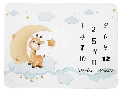 Produktbild von Solidchoice – Babydecke für Fotos, 140 x 100 cm