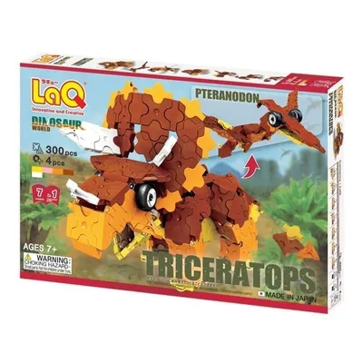 Immagine prodotto di LaQ Dinosaur World Triceratops e Pteranodon