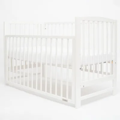Obrázek produktu pro NEW BABY Dětská postýlka New Baby LILLY se stahovací bočnicí bílá