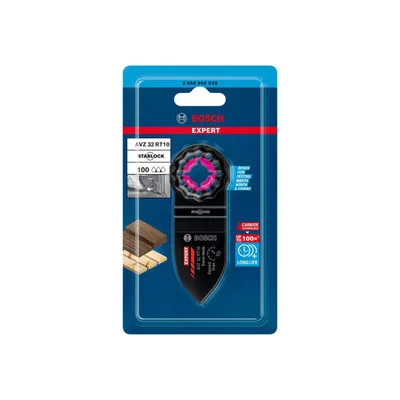 Image de Lame plongeante carbure Expert Starlock BOSCH AVZ32RT10 pour outils oscillant - 2608900039