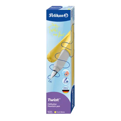 Produktbild von Pelikan Twist P457, Gelb, Kartuschenfüllsystem, Medium, Beidhändig, Box, 1 Stück(e)