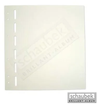 Produktbild von Schaubek Blankoblätter gelblich-weiß ohne Aufdruck - Albumpapier