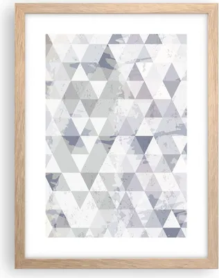 Produktbild von Gerahmtes Poster - Rahmen in heller Eiche - Abstraktion modern - 30x40 cm - Wand Bild - Wanddeko - Wandbilder - Wandposter - Bilderrahmen - Bilder - Kunstdruck - Wandbild - P2NPA30x40-4075