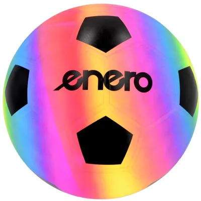 Produktbild von ENERO Fussball Vinyl Rainbow 21 cm 200 g Freizeitball Kinderball